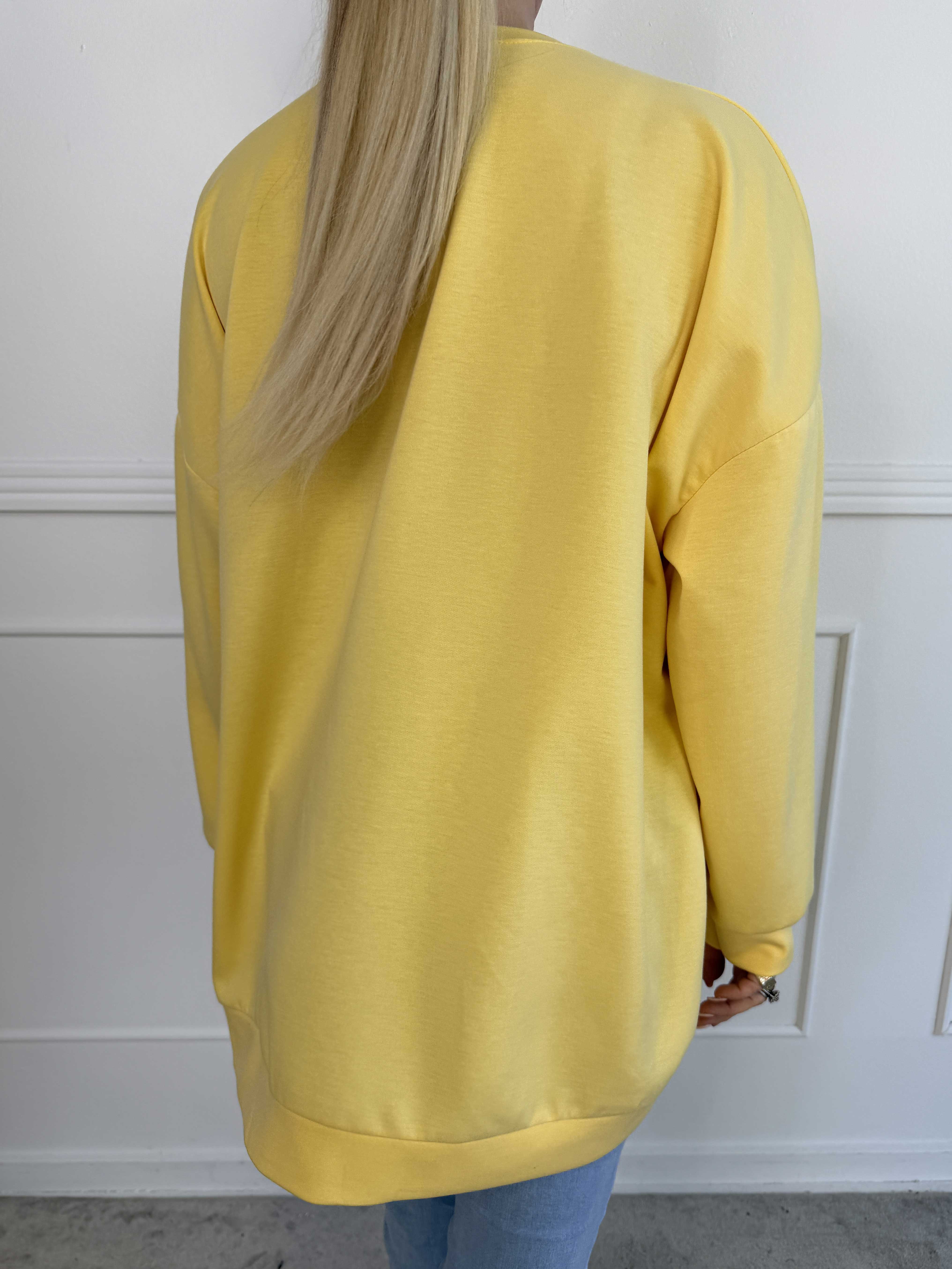 Lindsay - Blød sweatshirt med SOHO skrevet på brystet